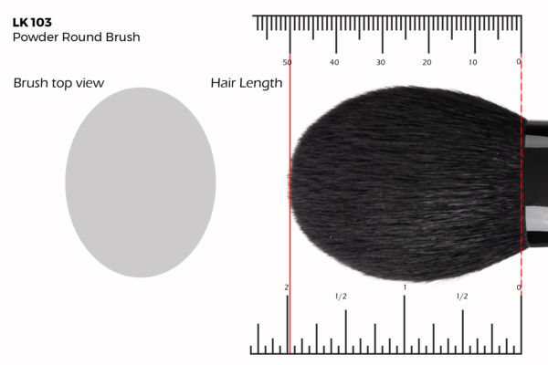 LK 103 Makeup brushes Powder round brush