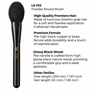 LK 103 Makeup brushes Powder round brush