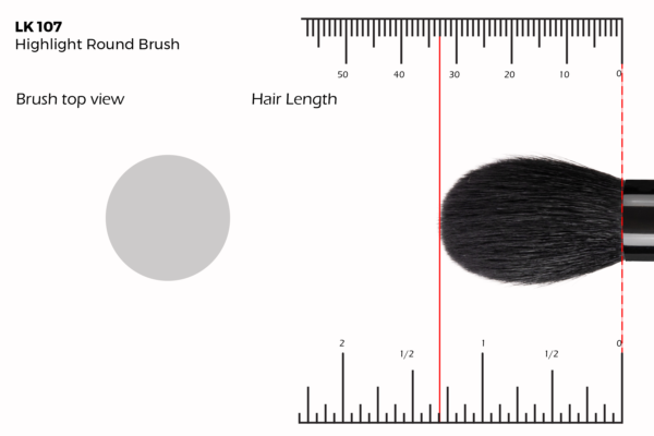 LK 107 Makeup brushes Highlight Round Brush