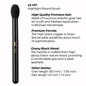 LK 107 Makeup brushes Highlight Round Brush