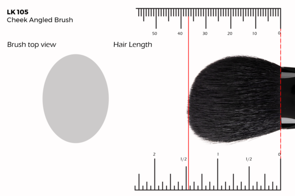 LK 105 Makeup brushes Cheek Angled Brush