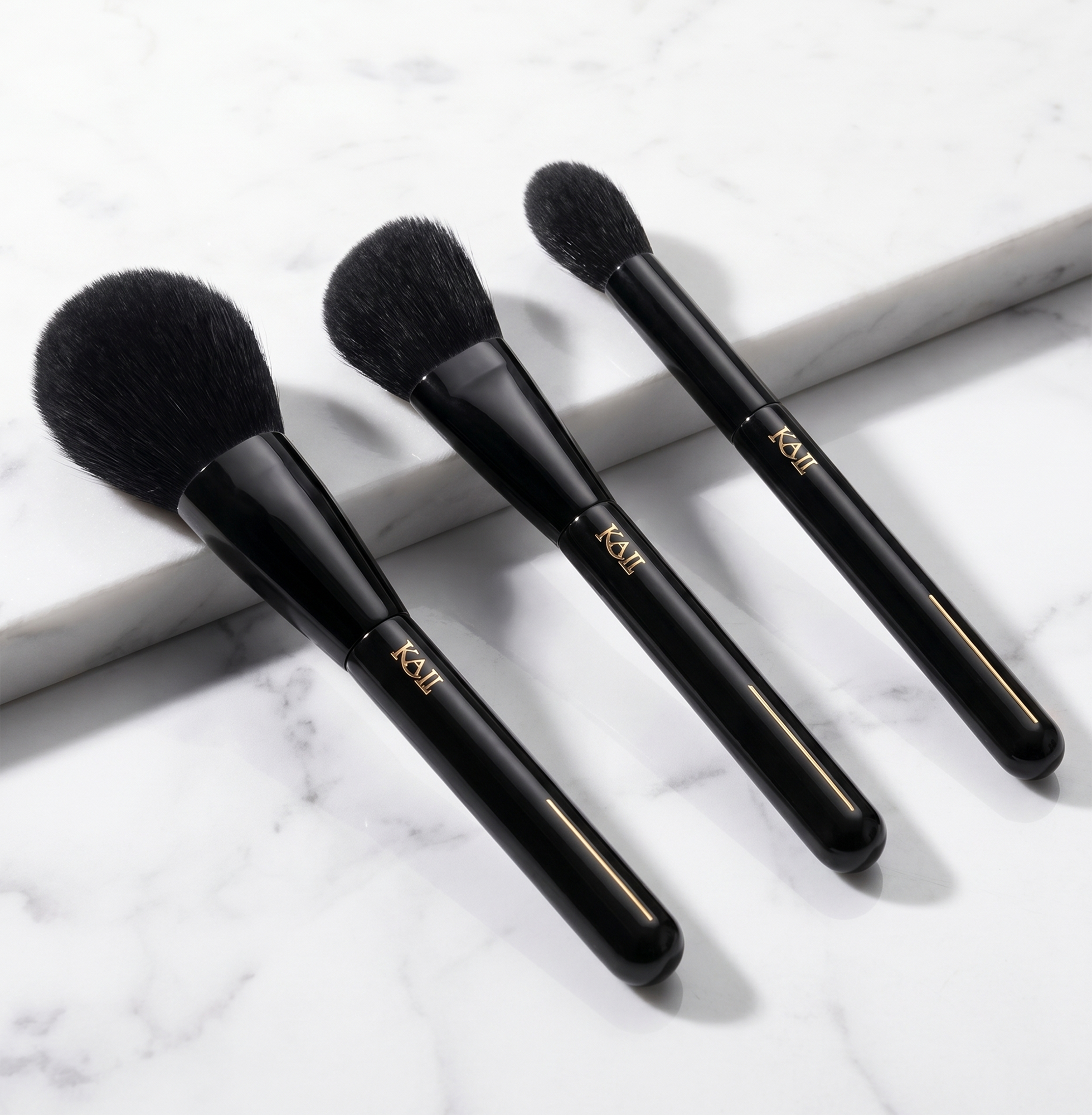 Kali Los Angeles Natural Hair Makeup Brush Set — LK 103 LK 105 LK 107