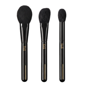 Kali Los Angeles Natural Hair Makeup Brush Set — 3 Piece Sokoho Goat Hair Collectio