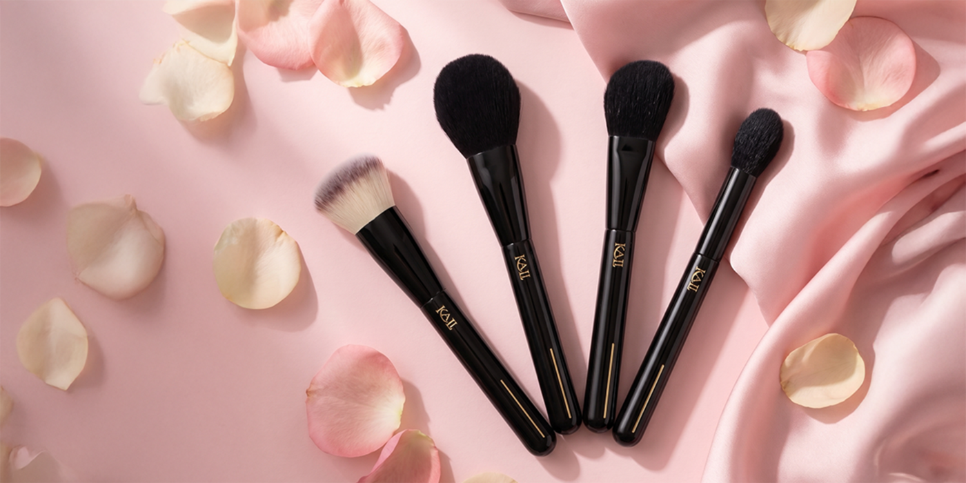Kali Los Angeles Complete Makeup Brush Set — 4 Piece Handcrafted Luxury Collection