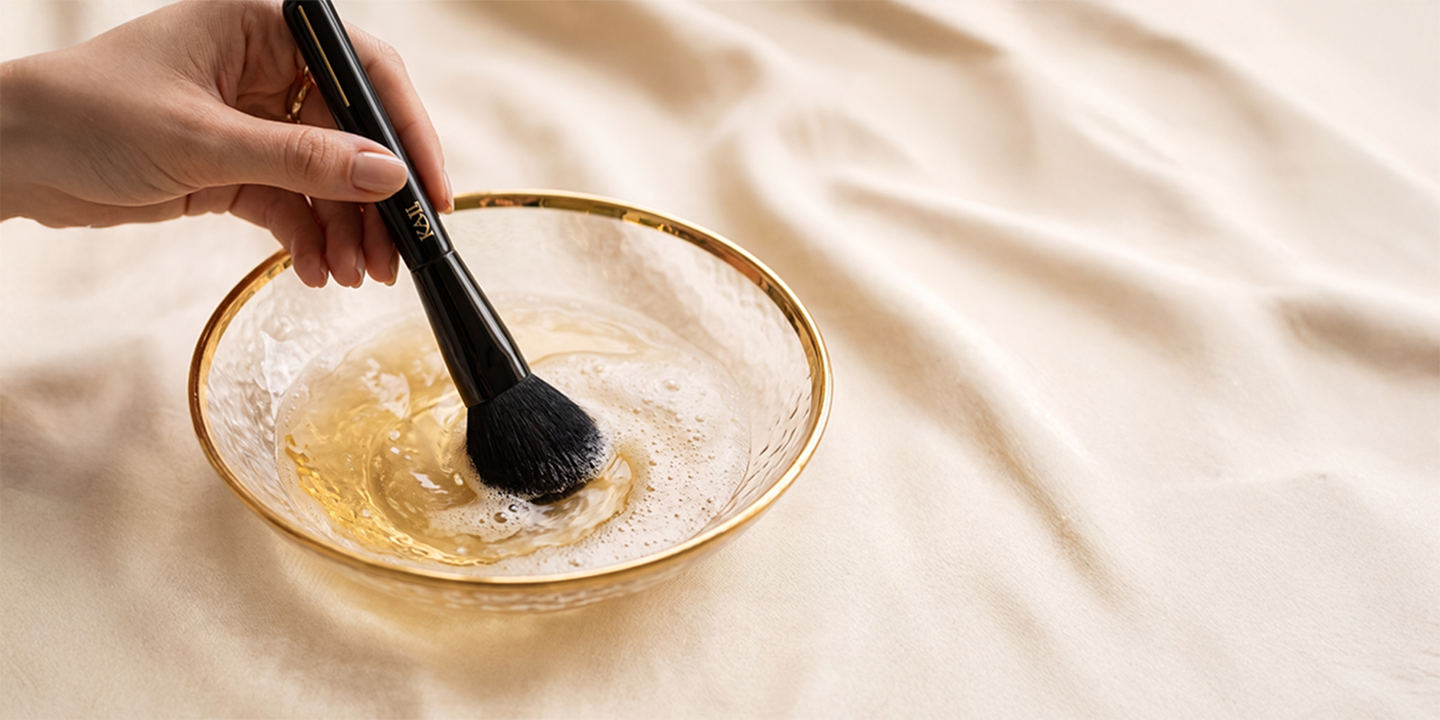 how to clean makeup brushes